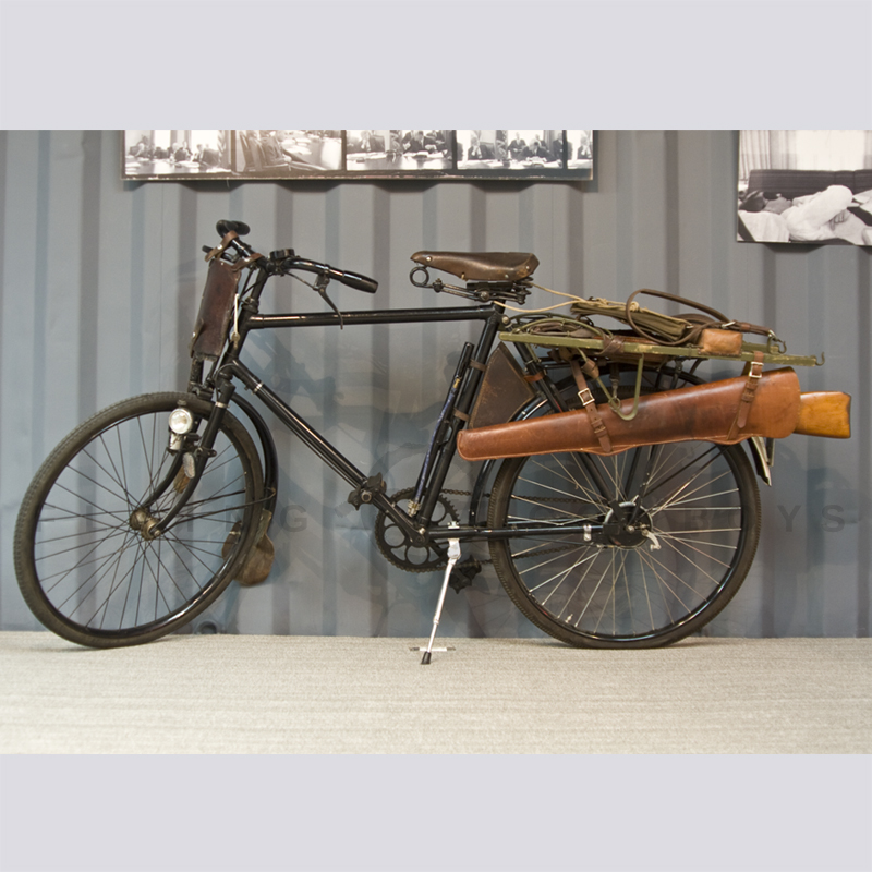 Rifle rack for bike. What? Not C&V but thought I would share from CL